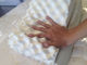 Almohada natural superior durable de la espuma del látex para los adultos/la almohada del viaje del látex