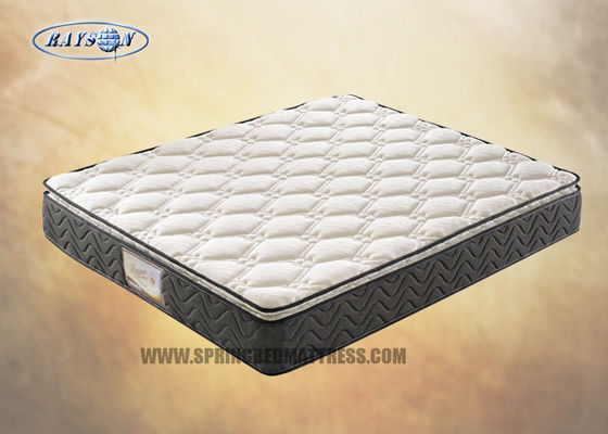 Colchón de Bonnell del top de la almohada con el rollo de espuma enrollado hecho punto de la tela Pakage