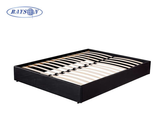 La base de rejilla de la cama de la madera contrachapada negra de encargo golpea abajo el marco de la cama