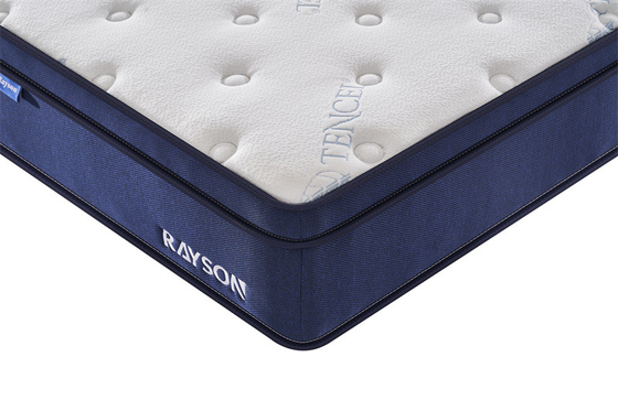 Colchón de bolsillo de espuma de memoria de gel enrollado en una caja colchón de Amazon venta caliente