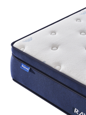 Colchón de bolsillo de espuma de memoria de gel enrollado en una caja colchón de Amazon venta caliente