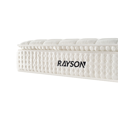 colchón para cama de hotel 6 estrellas con espuma de memoria de gel y látex Colchón de compresión de algodón