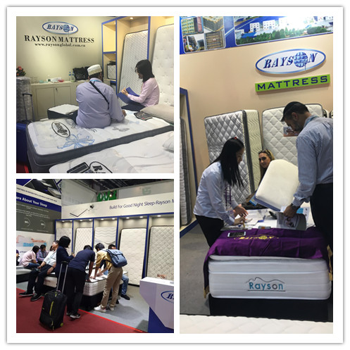 Colchón firme enrollable en una caja Colchón de muelles ensacados de 7 zonas de espuma viscoelástica de gel 9